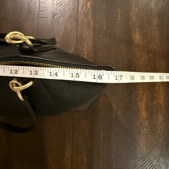 Coach Ava Tote Black Crossgrain Leather Gold Hardware Shoulder Bag F57526 - Picture 14 of 14